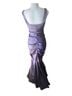 Xscape 59% Polyester 36% Nylon 5% Spandex 100% Polyester Solid Purple Cocktail Dress Size 4 - photo 2