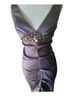 Xscape 59% Polyester 36% Nylon 5% Spandex 100% Polyester Solid Purple Cocktail Dress Size 4 - photo 6