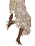 Richard Harris 100% Polyester Print Silver Gold White Skort Size S - photo 2