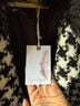 Jessica Simpson Houndstooth Black White Coat Size M - photo 5