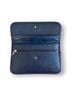 Mundi 100% Leather Solid Blue Leather Wallet One size - photo 4