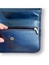 Mundi 100% Leather Solid Blue Leather Wallet One size - photo 3