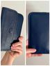 Mundi 100% Leather Solid Blue Leather Wallet One size - photo 5