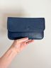 Mundi 100% Leather Solid Blue Leather Wallet One size - photo 10