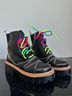 No Name Black Multi Color Boots Size 7 - photo 4