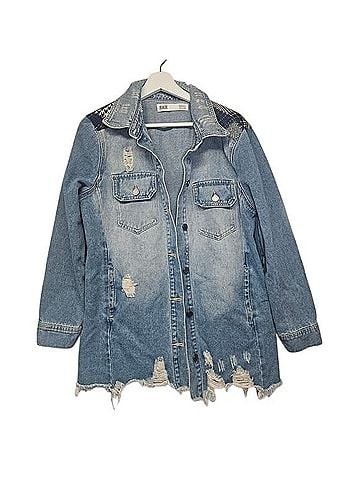BKE Buckle Denim Jacket (view 1)