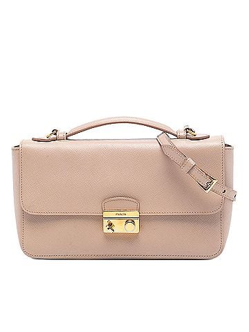 Prada Saffiano Sound Lock Satchel (view 1)