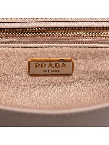 Prada Saffiano Sound Lock Satchel (view 2)