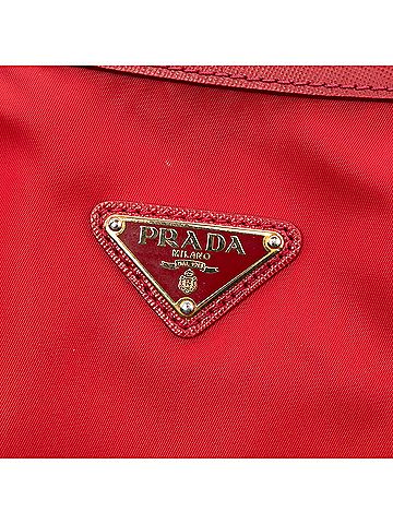 Prada Saffiano Trimmed Tessuto Zip Top Crossbody (view 2)