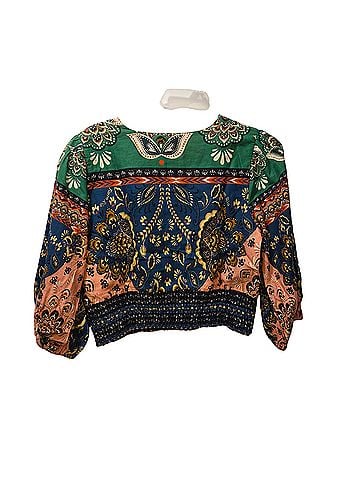 FARM Rio for Anthropologie Short Sleeve Blouse (view 2)