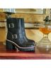 Blondo 100% Leather Black Boots Size 6 1/2 - photo 5