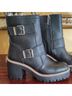 Blondo 100% Leather Black Boots Size 6 1/2 - photo 16