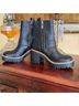 Blondo 100% Leather Black Boots Size 6 1/2 - photo 7