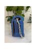 Coach Print Blue Silver Shoulder Bag One size - photo 5