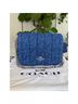 Coach Print Blue Silver Shoulder Bag One size - photo 4