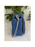 Coach Print Blue Silver Shoulder Bag One size - photo 3