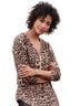 Soft Surroundings Leopard Print Brown Tan Pullover Sweater Size 2X - photo 1