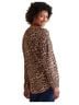 Soft Surroundings Leopard Print Brown Tan Pullover Sweater Size 2X - photo 2