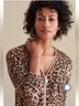 Soft Surroundings Leopard Print Brown Tan Pullover Sweater Size 2X - photo 4