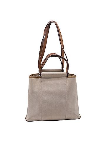 Hermès Hermès Toile Officier Cabag 32 Tote in Beige Canvas (view 1)