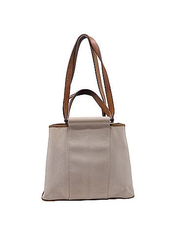 Hermès Hermès Toile Officier Cabag 32 Tote in Beige Canvas (view 2)