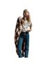 Nasty Gal Inc. 100% Polyester 100% Polyester Checkered-gingham Tan Brown Ivory Coat Size 10 - photo 3