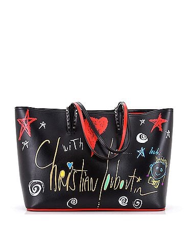 Christian Louboutin Cabata East West Tote Printed Leather Large (view 1)