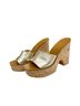 Veronica Beard Gold Sandals Size 9 - photo 5