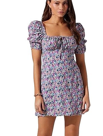 ASTR The Label Puff Sleeve Mini Dress Casual Dress (view 1)