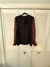Saint + Sofia 60% Polyester 35% Ecocare 5% Elastane 100% Viscose Leopard Print Black Brown Long Sleeve T-Shirt Size 18 - photo 4