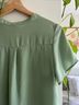 Amazon Basics Green Short Sleeve Blouse Size S - photo 3