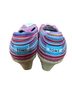 TOMS Pink Blue Wedges Size 10 - photo 4
