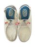 Hey Dude Bow Print White Blue Flats Size 6 - photo 3