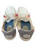 Hey Dude Bow Print White Blue Flats Size 6 - photo 2