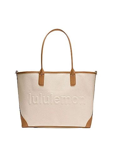 Lululemon Athletica Classic Canvas Tote Bag Tote (view 1)