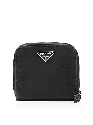 Prada Prada Tessuto Saffiano Compact Bifold Zip Around Wallet (view 1)