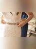 BHLDN 100% Cotton Solid Multi Color Silver Ivory Belt One size - photo 7