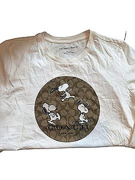 Coach X Peanuts snoopy embroidered Short Sleeve T-Shirt (view 2)