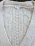 En Creme Ivory Cardigan Size M - photo 3