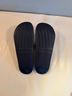 Adidas 100% Rubber Stripes Blue White Sandals Size 12 - photo 5