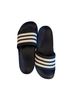 Adidas 100% Rubber Stripes Blue White Sandals Size 12 - photo 2