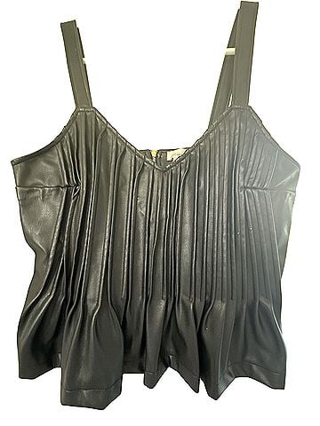 Nanette Lepore Faux Leather Top (view 1)