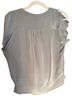 Greylin 100% Silk Gray Short Sleeve Blouse Size XS - photo 2