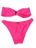 Milly Pink White Two Piece Swimsuit Size S - photo 2