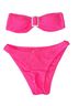 Milly Pink White Two Piece Swimsuit Size S - photo 1
