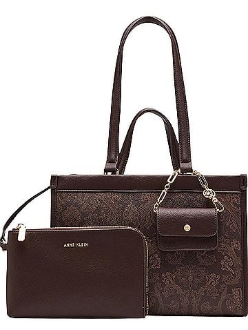 Anne Klein Leather Tote (view 1)