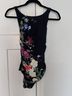 Jantzen 85% Polyamide 15% Elastane 93% Polyamide 7% Elastane 84% Polyamide 16% Elastane 100% Polyester Floral Black Blue One Piece Swimsuit Size 8 - photo 6