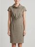 Escada Tan Wool Dress Size 6 - photo 3