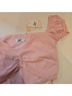 Tiger Mist Pink Short Sleeve Blouse Size M - photo 3