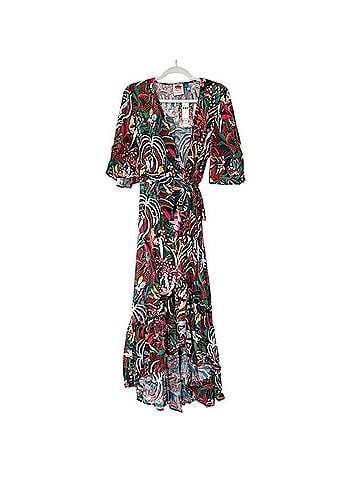 FARM Rio for Anthropologie Farm Rio Fiesta Wrap Maxi Dress Casual Dress (view 2)